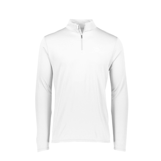 [2785.005.S-LOGO2] Men's Flex-lite 1/4 Zip Shirt (Adult S, White, Logo 2)