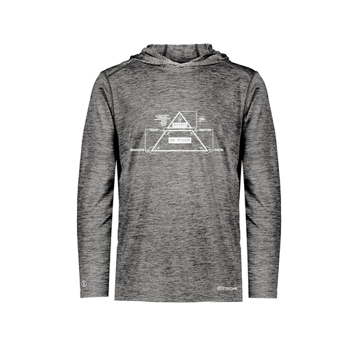 [FOLHCGBK-YS-LOGO2] Decker Youth Charge Hoodie (Youth S, Black, Logo 2)