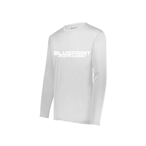 [222822.005.XS-LOGO1] Men's LS Smooth Sport Shirt (Adult XS, White, Logo 1)